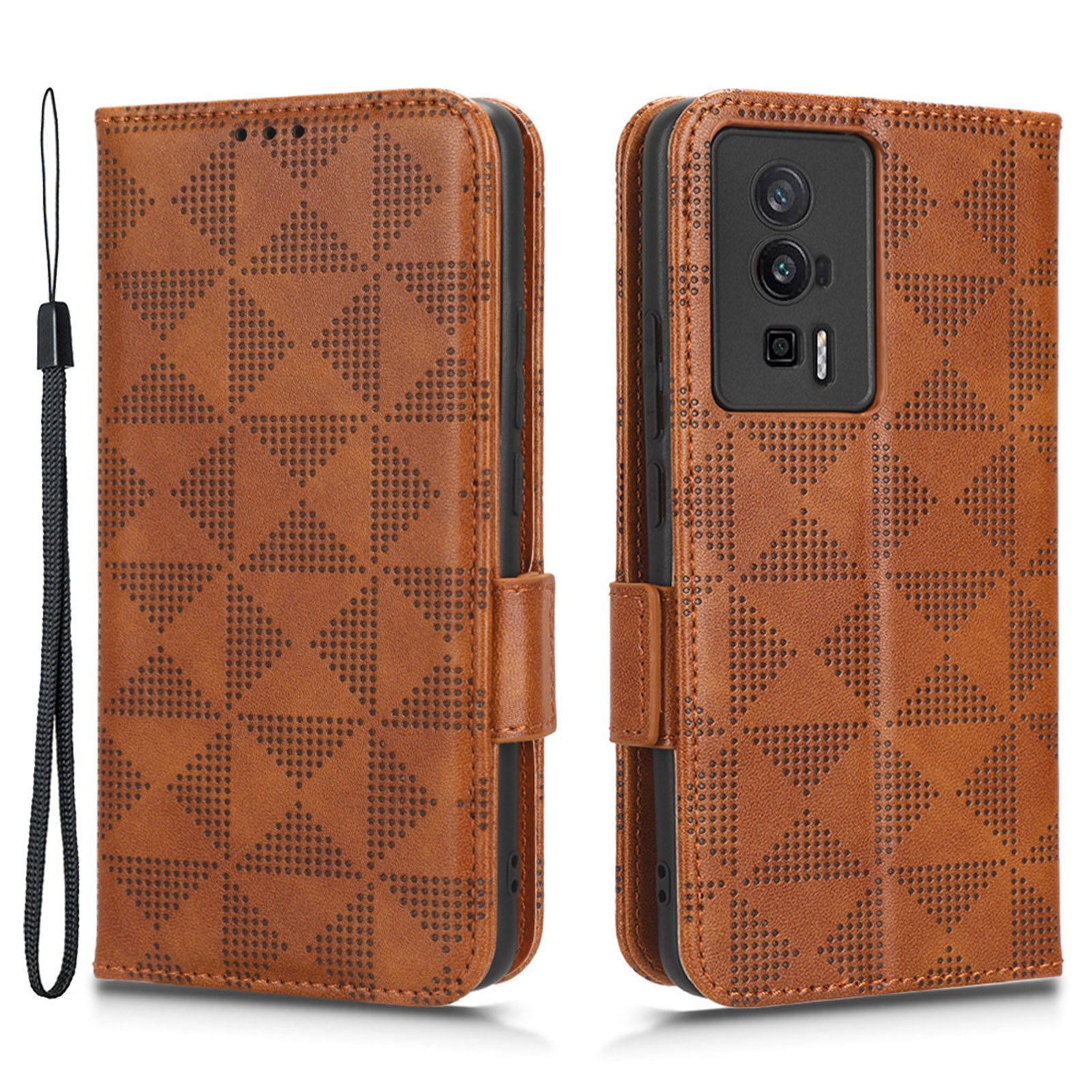 Anti-fall Phone Case for Xiaomi Poco F5 Pro 5G Redmi K60 Pro 5G K60 5G PU Leather Phone Cover Stand Wallet with Dot Pattern Imprinted Anti-fall Phone Case for Xiaomi Poco F5 Pro 5G Redmi K60 Pro 5G K60 5G PU Leather Phone Cover Stand Wallet with Dot Pattern Imprinted